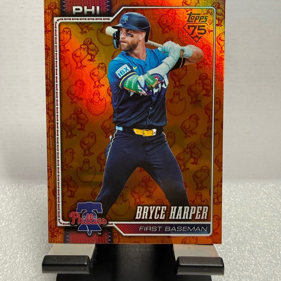 Topps Other - Bryce Harper 2026 Topps Series 1 Easter Holiday Chicks Foil SP Phillies